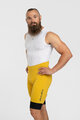 HOLOKOLO Kolesarske kratke hlače brez naramnic - ELITE - črna/rumena