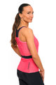 HOLOKOLO Kolesarski dres brez rokavov - ENERGY LADY - črna/rožnata