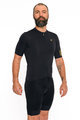 HOLOKOLO Kolesarski dres kratek rokav in kratke hlače - VICTORIOUS GOLD - črna