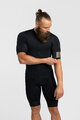 HOLOKOLO Kolesarski dres s kratkimi rokavi - VICTORIOUS GOLD - črna