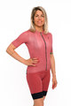 HOLOKOLO Kolesarski dres s kratkimi rokavi - VICTORIOUS LADY - rdeča