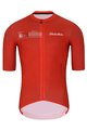HOLOKOLO Kolesarski dres s kratkimi rokavi - VIBES - rdeča