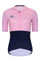 HOLOKOLO Kolesarski dres kratek rokav in kratke hlače - VIBES LADY - rožnata/modra/črna