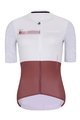 HOLOKOLO Kolesarski dres kratek rokav in kratke hlače - VIBES LADY - rdeča/bela/črna