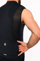 HOLOKOLO Kolesarski dres brez rokavov - AIRFLOW - črna