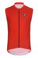 HOLOKOLO Kolesarski dres brez rokavov - AIRFLOW - rdeča
