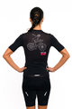 HOLOKOLO Kolesarski dres kratek rokav in kratke hlače - ICON ELITE LADY - črna