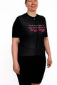 HOLOKOLO Kolesarski dres kratek rokav in kratke hlače - FUTURE ELITE LADY - črna