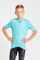 HOLOKOLO Kolesarski dres s kratkimi rokavi - FLOW JUNIOR - večbarvno/modra