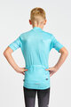HOLOKOLO Kolesarski dres s kratkimi rokavi - FLOW JUNIOR - večbarvno/modra