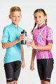 HOLOKOLO Kolesarski dres s kratkimi rokavi - FLOW JUNIOR - večbarvno/modra