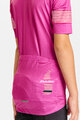 HOLOKOLO Kolesarski dres s kratkimi rokavi - FLOW JUNIOR - rožnata/večbarvno