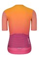 HOLOKOLO Kolesarski dres kratek rokav in kratke hlače - INFINITY LADY - črna/rožnata/oranžna