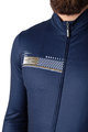 HOLOKOLO Kolesarski dres z dolgimi rokavi zimski - VIBES WINTER - modra