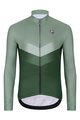 HOLOKOLO Kolesarski dres z dolgimi rokavi zimski - ARROW WINTER - zelena