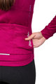 HOLOKOLO Kolesarski dres z dolgimi rokavi zimski - VIBES LADY WINTER - rožnata