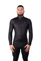 HOLOKOLO Kolesarski dres z dolgimi rokavi zimski - PHANTOM WINTER - črna