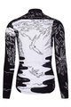 HOLOKOLO Kolesarski dres z dolgimi rokavi zimski - VENTURE LADY WINTER - bela/črna
