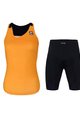 HOLOKOLO majica in kratke hlače - ENERGY LADY - oranžna/črna