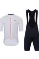 HOLOKOLO Kolesarski dres kratek rokav in kratke hlače - INFINITY - črna/bela