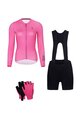 RIVANELLE Kolesarski mega set - VICTORIOUS - črna/rožnata