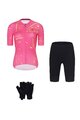 RIVANELLE Kolesarski mega set - PASSION - črna/rožnata