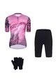 RIVANELLE Kolesarski mega set - ROSESCAPE - rožnata/vijolična/črna