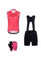 RIVANELLE Kolesarski mega set - PURE - rožnata/črna