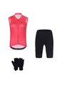 RIVANELLE Kolesarski mega set - PURE - črna/rožnata