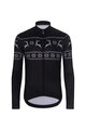 HOLOKOLO Kolesarski dolgi dres in hlače - FROSTTRAIL WINTER - črna