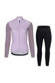 RIVANELLE Kolesarska  zimska jakna in hlače - PERFORMANCE WINTER - črna/vijolična