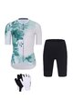 RIVANELLE Kolesarski mega set - FLOWERY LADY - bela/črna/zelena