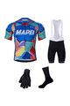 BONAVELO Kolesarski mega set - MAPEI - bela/modra/črna