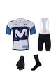 BONAVELO Kolesarski mega set - MOVISTAR 2025 - bela/modra/črna