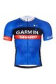 BONAVELO Kolesarski dres kratek rokav in kratke hlače - GARMIN SHARP - modra/črna