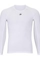 HOLOKOLO Kolesarska  majica z dolgimi rokavi - WINTER BASE LAYER - bela