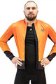 HOLOKOLO Kolesarska  podaljšana jakna - CLASSIC - črna/oranžna
