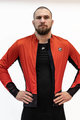 HOLOKOLO Kolesarska  podaljšana jakna - CLASSIC - črna/rdeča
