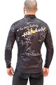 HOLOKOLO Kolesarska  podaljšana jakna - GRAFFITI - črna
