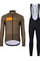 HOLOKOLO Kolesarska  zimska jakna in hlače - ELEMENT - črna/rjava