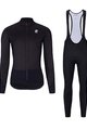 HOLOKOLO Kolesarska  zimska jakna in hlače - CLASSIC LADY - črna