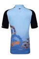 HOLOKOLO Kolesarski dres kratek rokav in kratke hlače - RIDERS KIDS - črna/modra/večbarvno