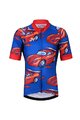 HOLOKOLO Kolesarski dres kratek rokav in kratke hlače - CARS - rdeča/črna/modra