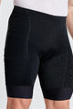 HOLOKOLO Kolesarske kratke hlače brez naramnic - ELITE - črna