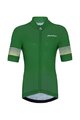 HOLOKOLO Kolesarski dres kratek rokav in kratke hlače - FLOW JUNIOR - črna/zelena