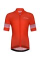 HOLOKOLO Kolesarski dres kratek rokav in kratke hlače - FLOW JUNIOR - črna/rdeča