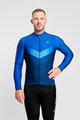 HOLOKOLO Kolesarski dres z dolgimi rokavi zimski - ARROW WINTER - modra