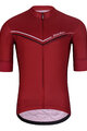 HOLOKOLO Kolesarski dres kratek rokav in kratke hlače - LEVEL UP  - rdeča/črna
