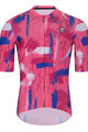 HOLOKOLO Kolesarski dres kratek rokav in kratke hlače - set - modra/črna/rožnata