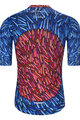 HOLOKOLO Kolesarski dres kratek rokav in kratke hlače - TAMELESS  - črna/modra/rdeča